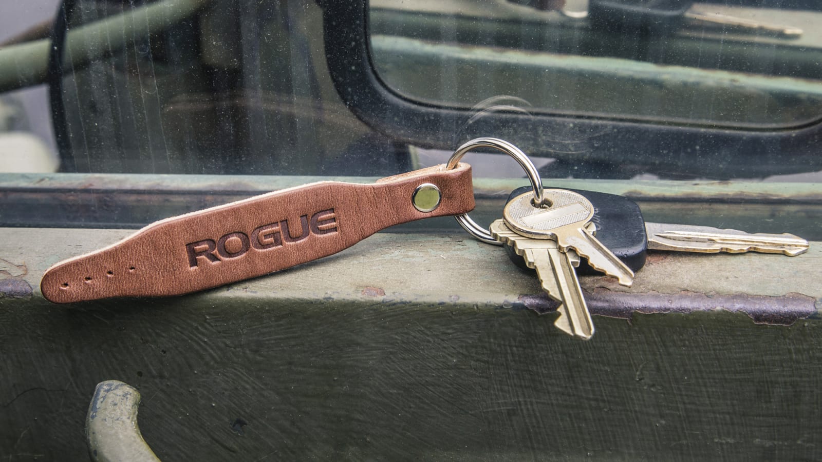 Rogue Leather Belt Key Chain Accessories Rogue Fitness